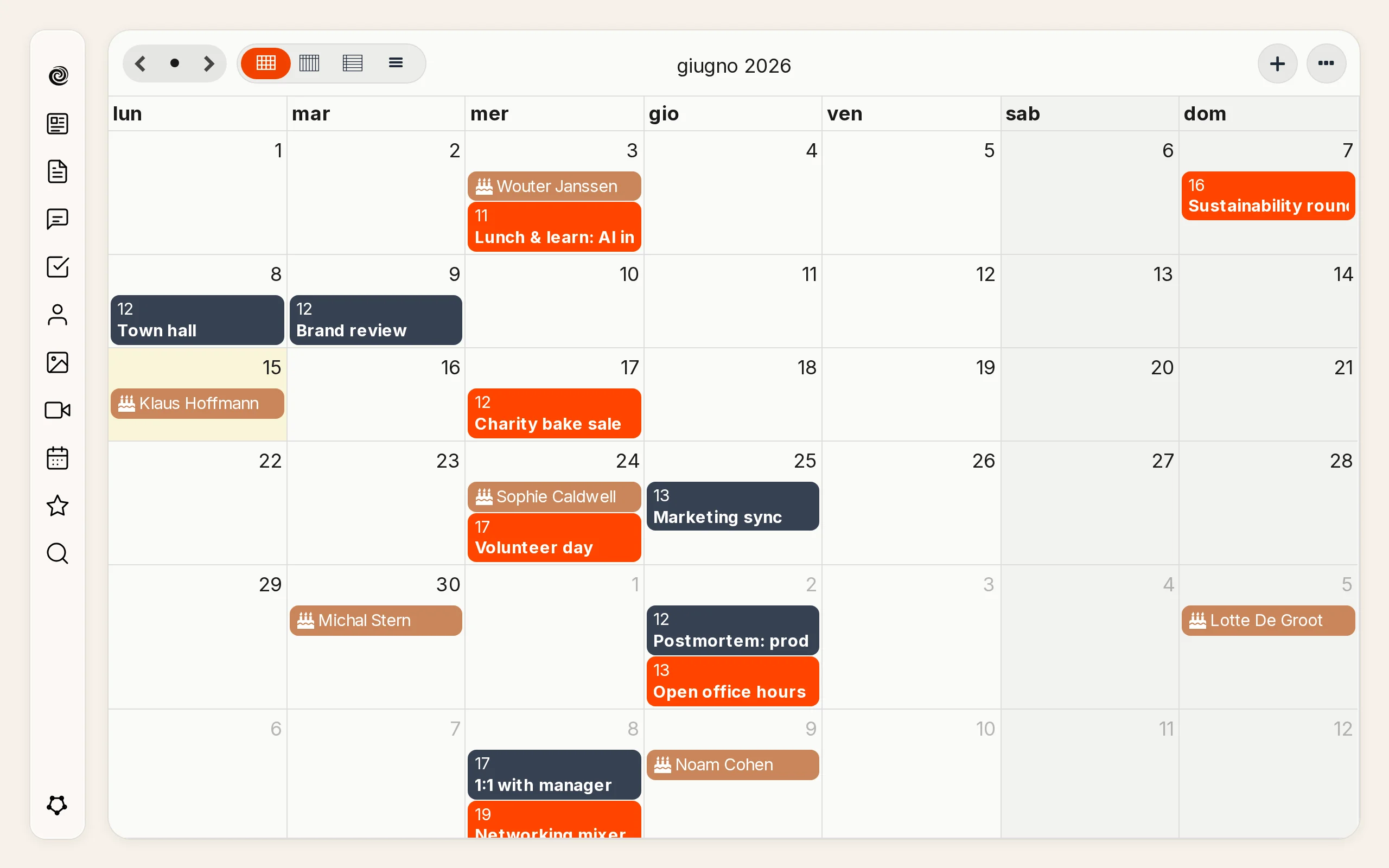 Calendario